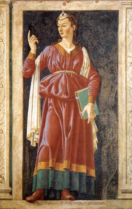 Andrea del Castagno Famous Persons: The Cumean Sibyl